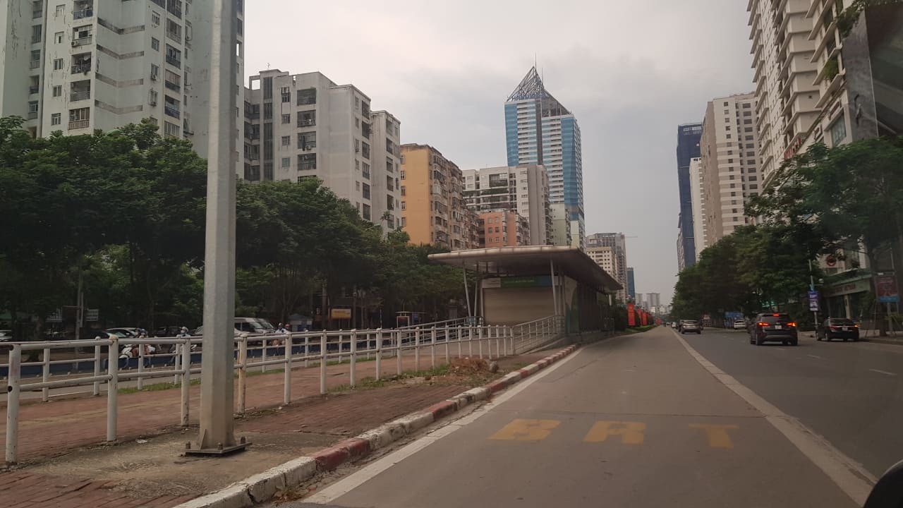 Hạ tầng của buýt BRT. Ảnh: HT