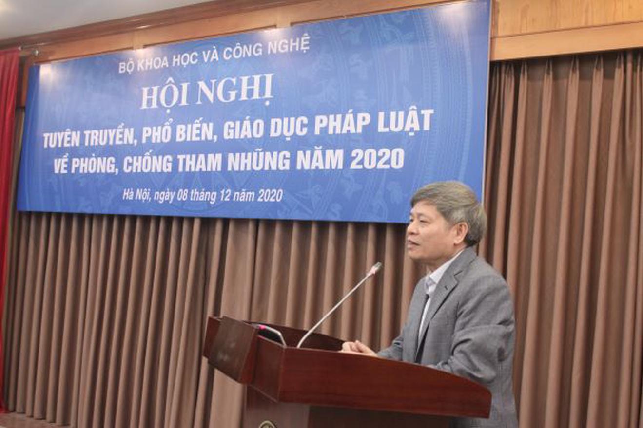 Tuyên truyền pháp luật phòng, chống tham nhũng ở Bộ Khoa học và Công nghệ 