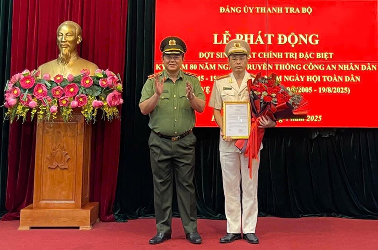 Thanh tra Bộ Công an phát động đợt sinh hoạt chính trị đặc biệt