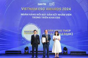 Nam A Bank nhận giải thưởng VietNam ESG Awards