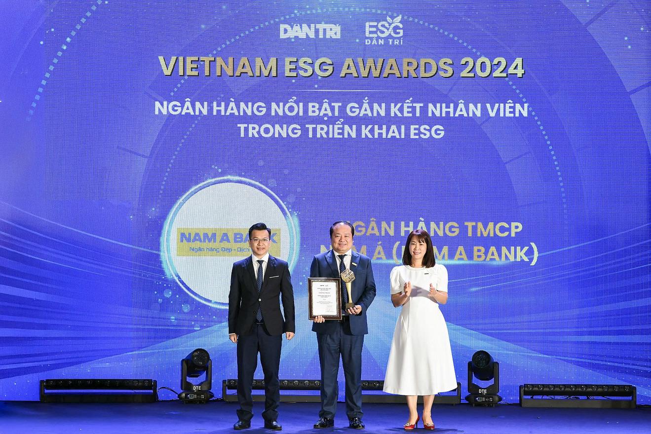 Nam A Bank nhận giải thưởng VietNam ESG Awards