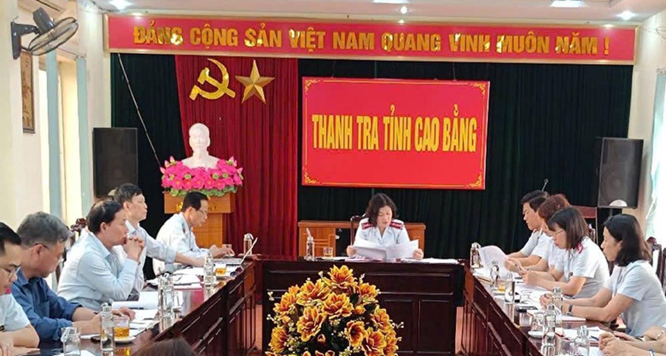 Thanh tra tỉnh Cao Bằng ban hành quy trình thẩm định dự thảo kết luận thanh tra mới