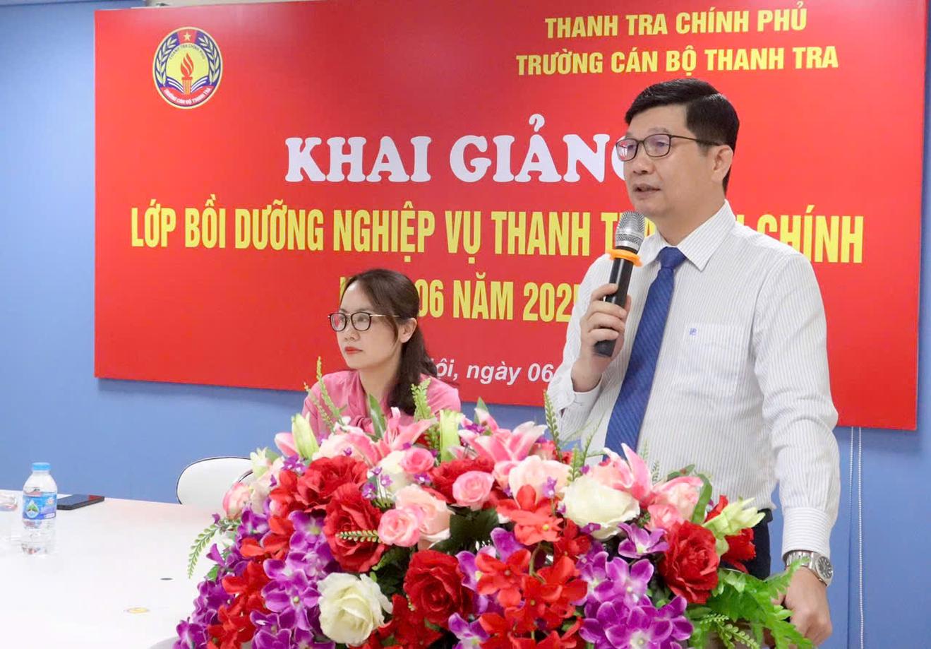 Khai giảng lớp Bồi dưỡng Nghiệp vụ Thanh tra viên chính Khóa 06 năm 2025