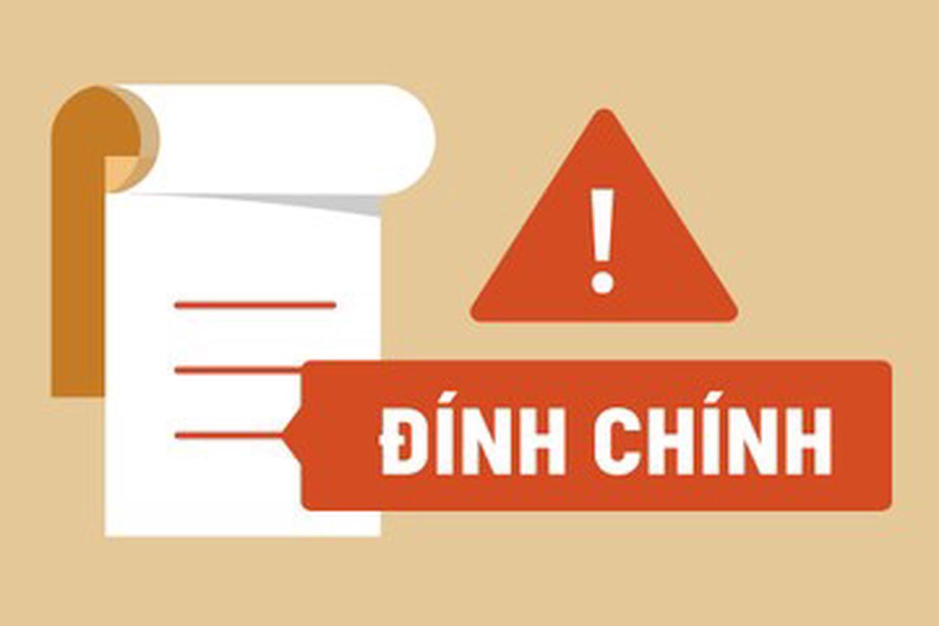 Đính chính