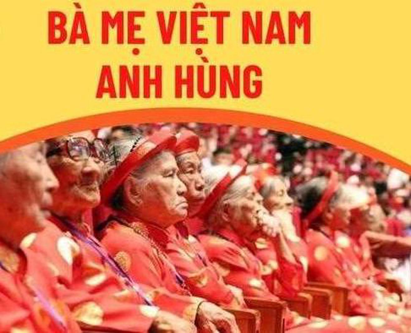 Sửa đổi quy định xét tặng danh hiệu “Bà mẹ Việt Nam anh hùng”