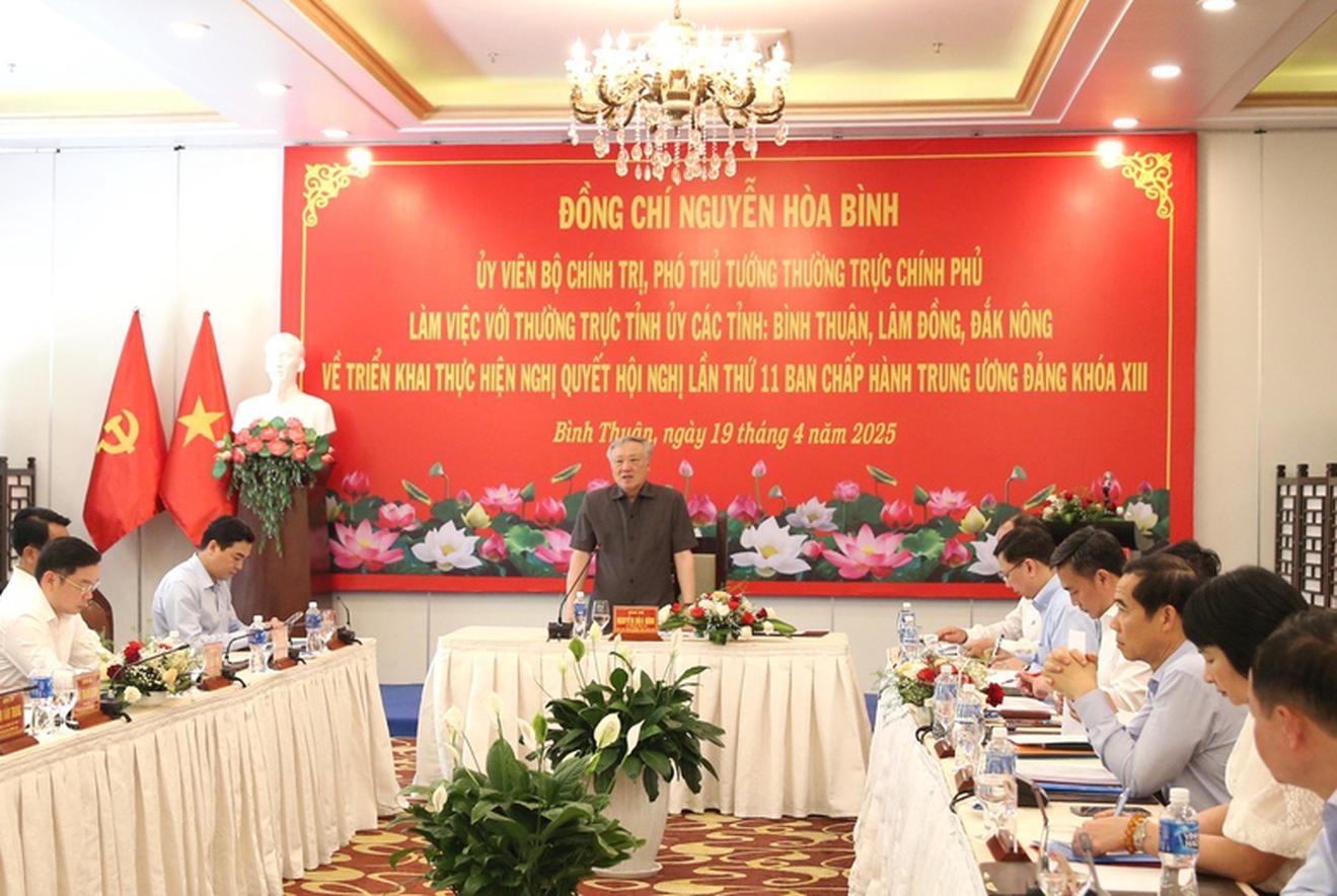 Triển khai xây dựng mô hình tổ chức chính quyền địa phương 02 cấp tại Bình Thuận, Lâm Đồng, Đắk Nông