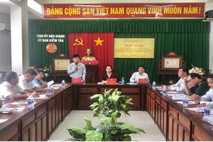 Hậu Giang: Chủ động phát hiện, xử lý nghiêm các hành vi vi phạm trong công tác kiểm tra, giám sát