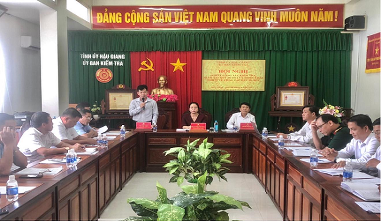 Hậu Giang: Chủ động phát hiện, xử lý nghiêm các hành vi vi phạm trong công tác kiểm tra, giám sát